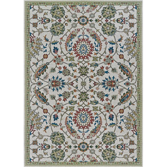 Couristan Dolce Flora Vines Beige-Multi Rug 2'3" x 3'11"