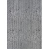 Couristan Dolce Majorelle Silver-Black Rug 4' x 5'10"