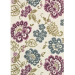 Couristan Dolce Tivoli Ivory-Multi Runner Rug 2\'3" x 7\'10"