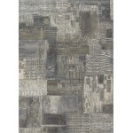 Couristan Easton Abstract Mural Antique Cream Runner Rug 2'7" x 7'10"
