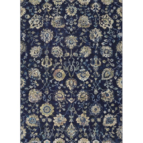 Couristan Easton Adaline Navy-Cream Rug 2 x 3'7"