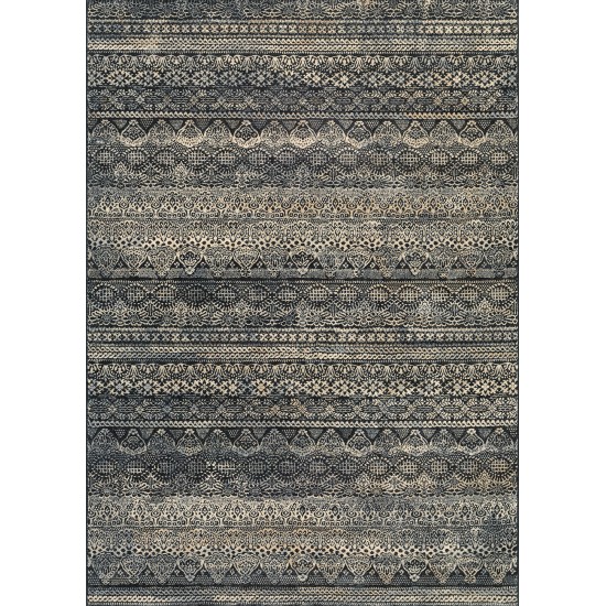 Couristan Easton Capella Black-Grey Rug 2 x 3'7"