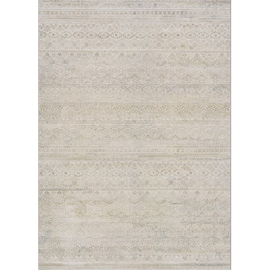 Couristan Easton Capella Ivory-Light Grey Runner Rug 2'7" x 7'10"