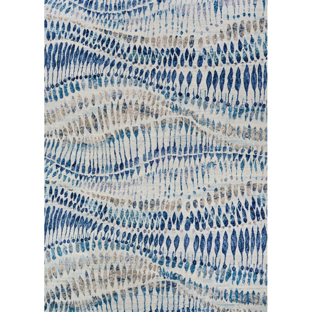 Couristan Easton Charles Bone-Blue-Multi Rug 2 x 3'7"