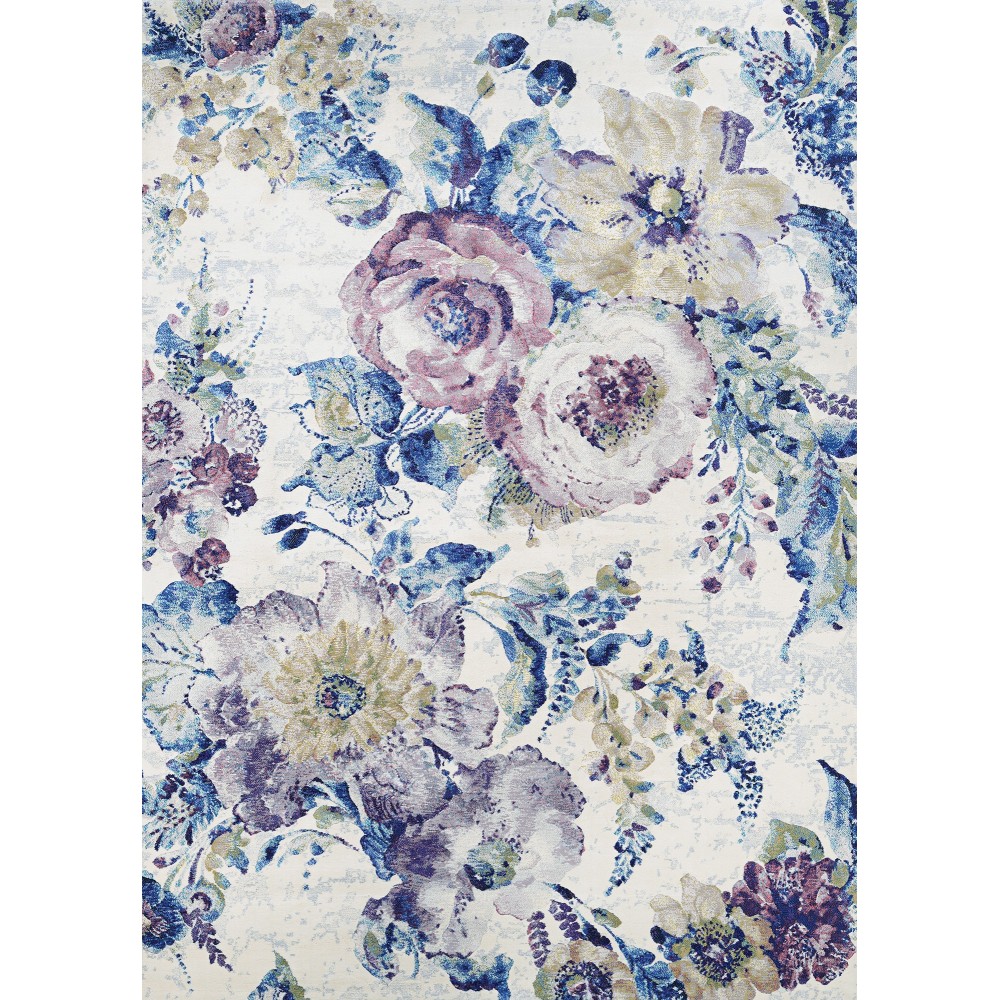 Couristan Easton Floral Chic Bone-Multi Rug 7'10" x 11'2"