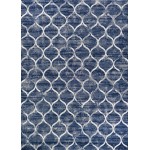 Couristan Easton Ogee Dusk Blue Runner Rug 2'7" x 7'10"