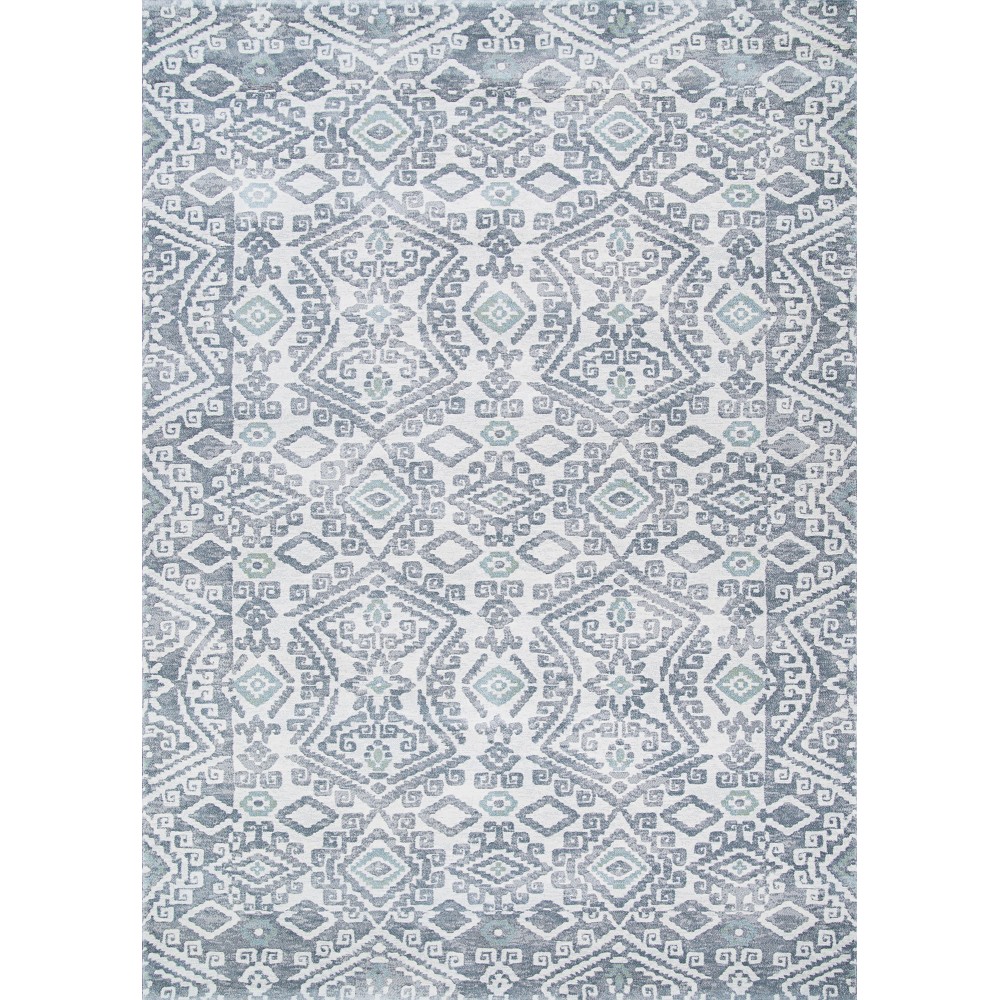 Couristan Everest Bohemia Greystone-Lime Runner Rug 2'7" x 7'10"