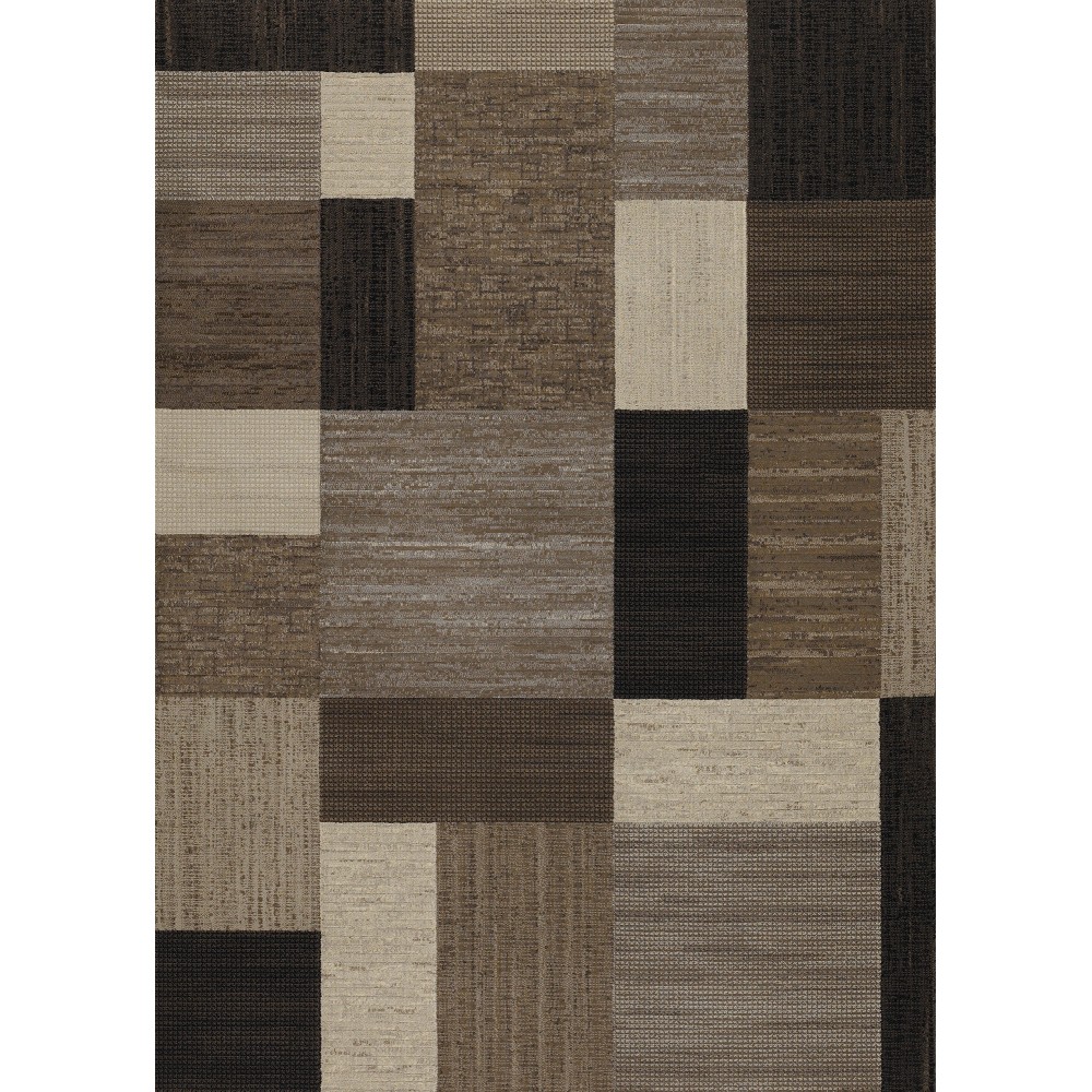 Couristan Everest Geometrics Brown-Multi Rug 3'11" x 5'3"