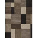 Couristan Everest Geometrics Brown-Multi Runner Rug 2'7" x 7'10"