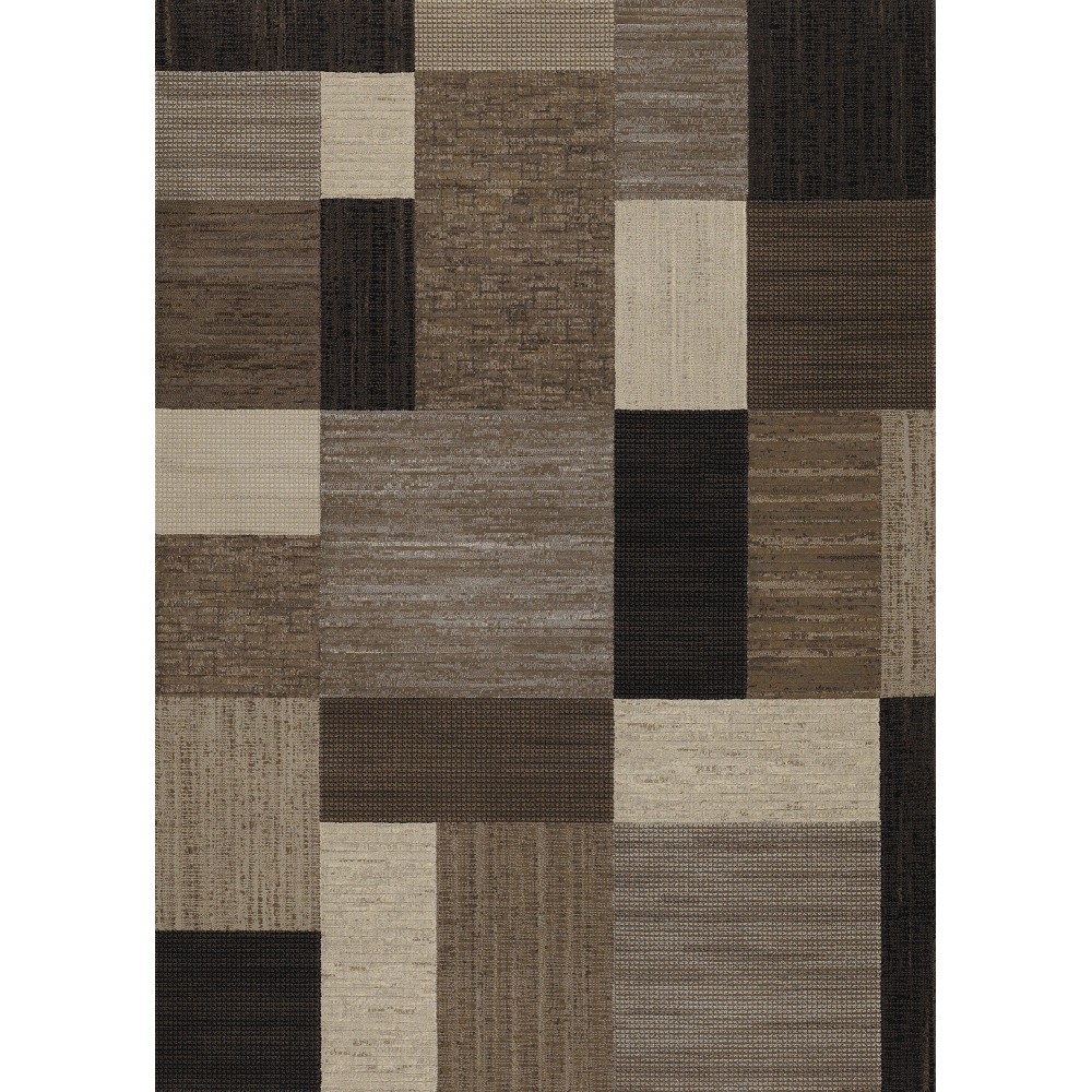 Couristan Everest Geometrics Brown-Multi Runner Rug 2'7" x 7'10"