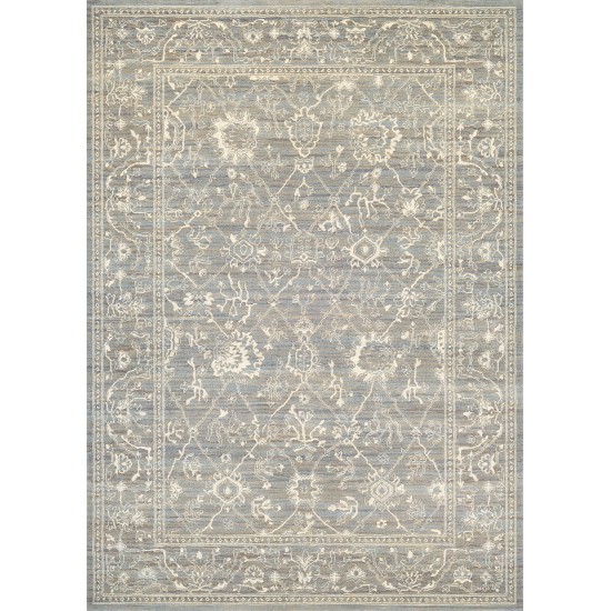 Couristan Everest Persian Arabesque Charcoal-Ivory Rug 2' x 3'7"