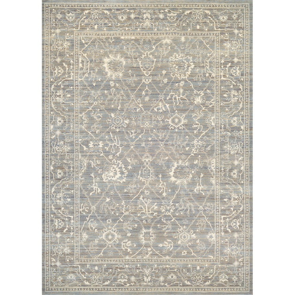 Couristan Everest Persian Arabesque Charcoal-Ivory Rug 5'3" x 7'6"