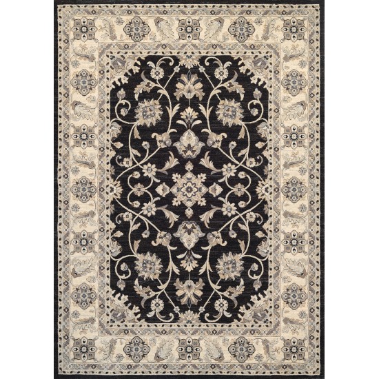 Couristan Everest Rosetta Ebony Rug 2' x 3'7"