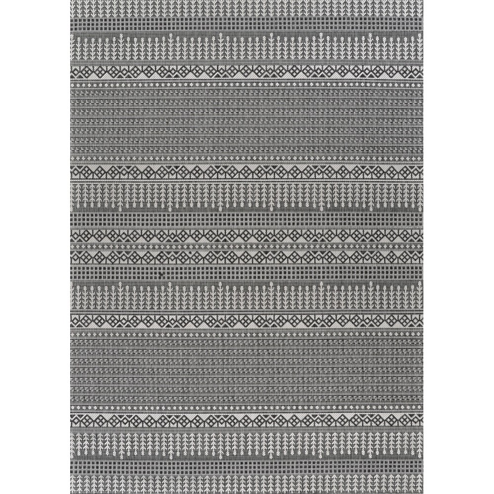 Couristan Everhome Bristol Charcoal-Ivory Rug 9'2" x 12'5"