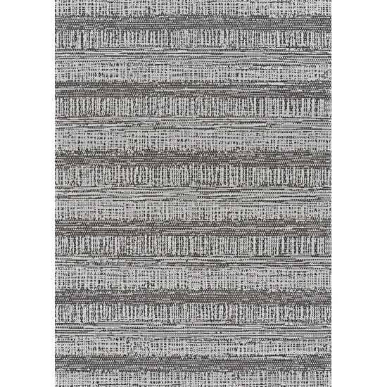 Couristan Everhome Tangent Charcoal-Ivory Rug 5'3" x 7'6"