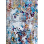 Couristan Gypsy Artists Palette Oyster-Multi Runner Rug 2'3" x 7'6"