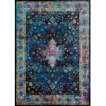 Couristan Gypsy Chartres Ultramarine-Mocha Rug 8' x 10'9"