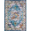 Couristan Gypsy Ely Aqua-Multi-Ivory Runner Rug 2'3" x 7'6"