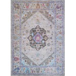 Couristan Gypsy Safavid Bone-Mocha Runner Rug 2'3" x 7'6"