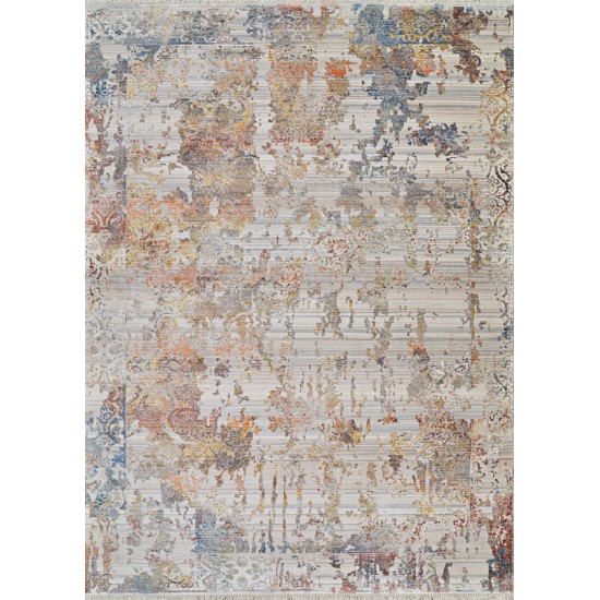 Couristan Halli Abstrctflorals Antique Lace-Multi Runner Rug 2'6"x 8'