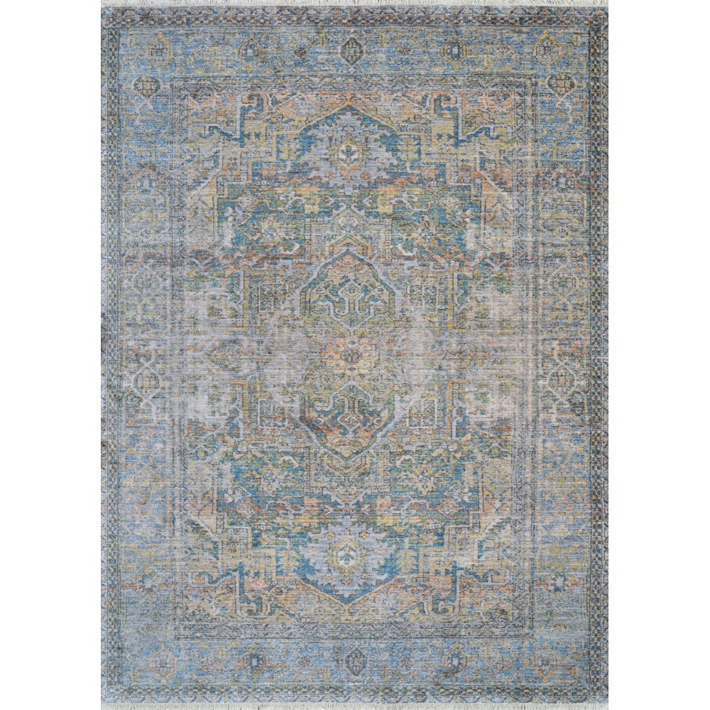 Couristan Halli Antique Lavar Skyblu-Stone-Mlt Rug 8' x 10'