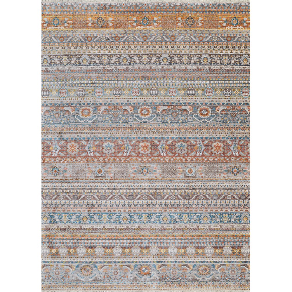 Couristan Halli Bokhara Stone-Brick-Multi Runner Rug 2'6"x 8'