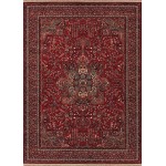 Couristan Kashimar All Over Center Medallion Antique Red Rug 7\'10" x 11\'2"