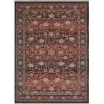 Couristan Kashimar Floral Vase Rust Rug 2'2" x 4'9"