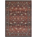 Couristan Kashimar Floral Vase Rust Rug 9'10" x 14'1"