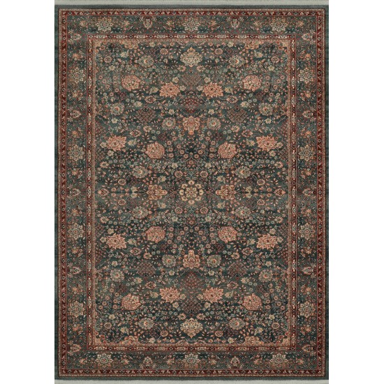 Couristan Kashimar Floral Vase Sage Rug 2'2" x 4'9"