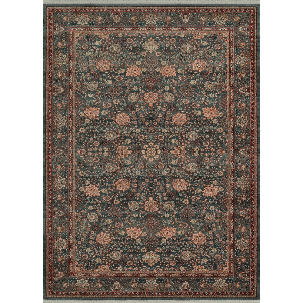 Couristan Kashimar Floral Vase Sage Runner Rug 2'2" x 9'3"