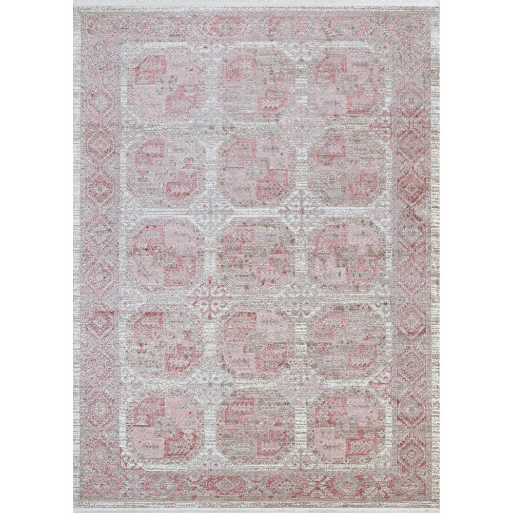 Couristan Marblehead Bokhara Rustic Pink Rug 3'11" x 5'11"