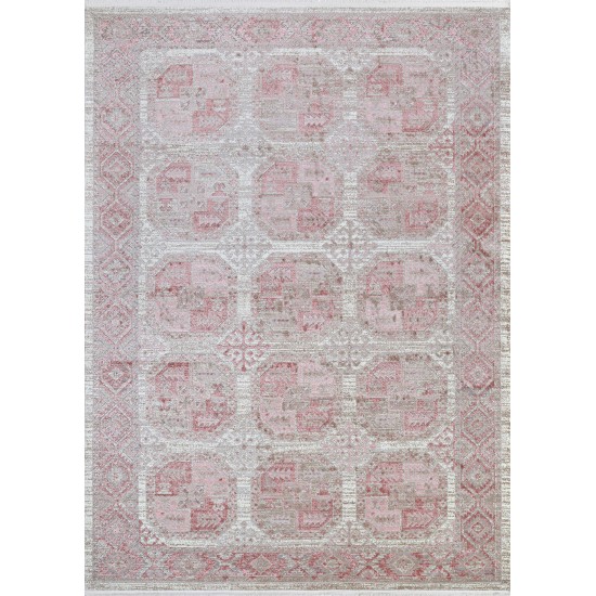 Couristan Marblehead Bokhara Rustic Pink Rug 7'10" x 10'3"