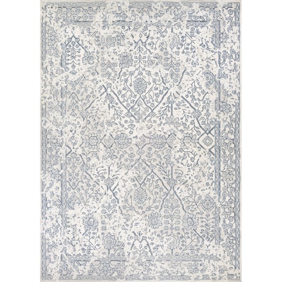 Couristan Marina Lillian Oyster-Slate Blue Rug 2' x 3'11"