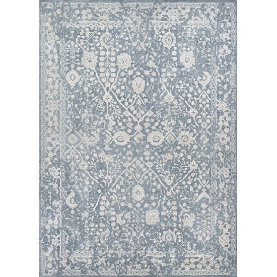 Couristan Marina Lillian Slate Blue-Oyster Rug 2' x 3'11"