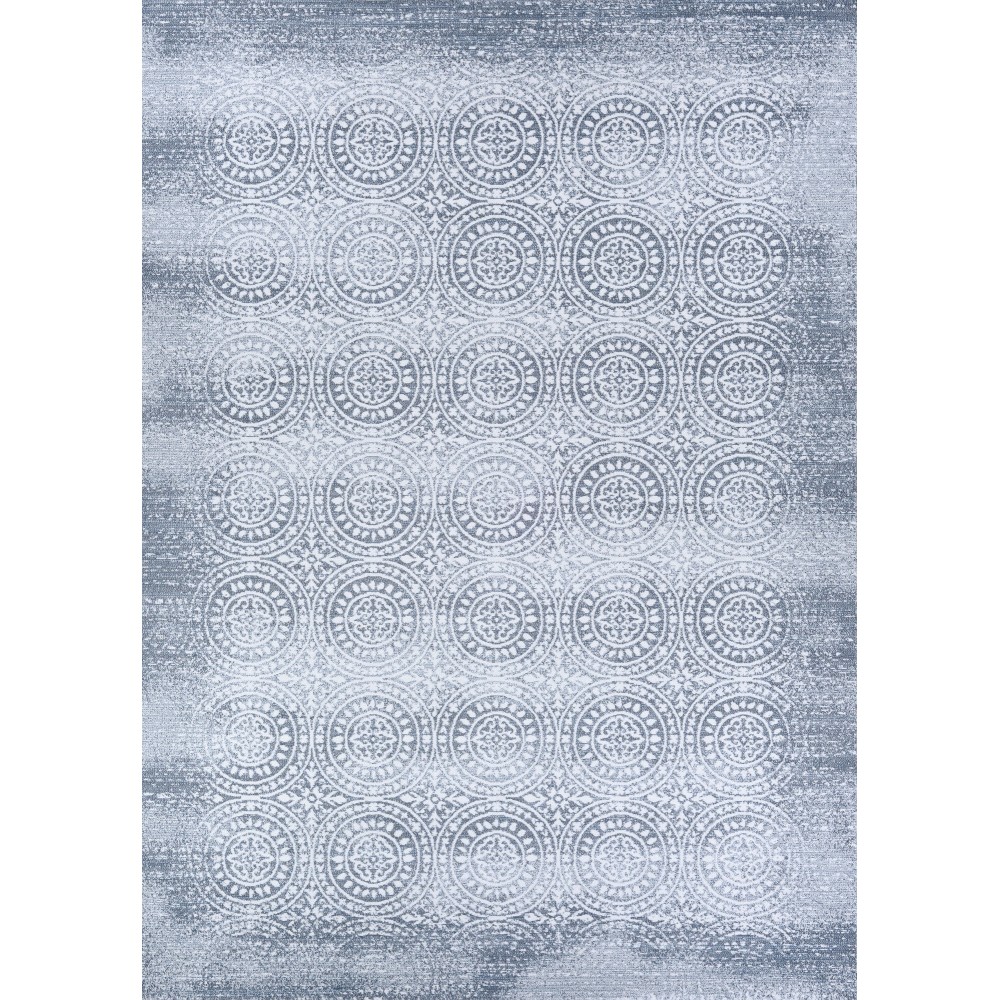 Couristan Marina Unison Slate Blue-Pearl Runner Rug 2'2" x 7'10"