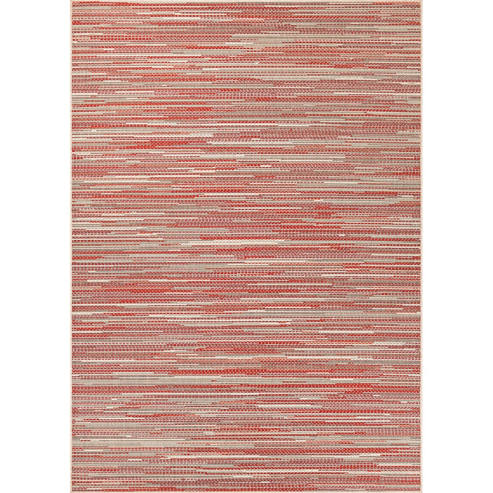 Couristan Monaco Alassio Sand-Maroon-Salmon Rug 2' x 3'7"