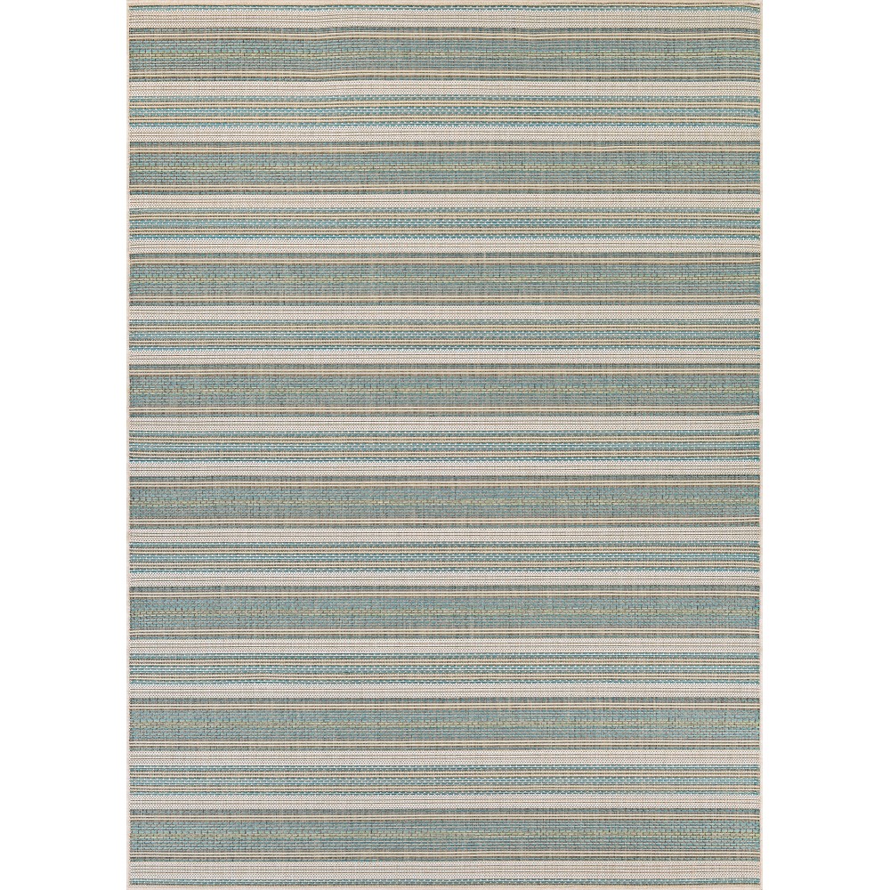 Couristan Monaco Marbella Blue Mist--Ivory Rug 2' x 3'7"