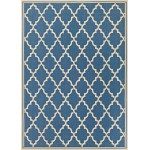 Couristan Monaco Ocean Port Azure-Sand Rug 2' x 3'7"