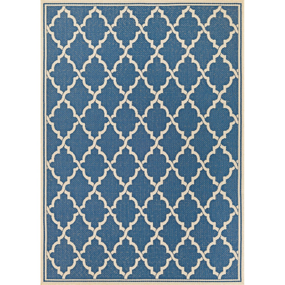 Couristan Monaco Ocean Port Azure-Sand Rug 2' x 3'7"