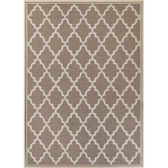 Couristan Monaco Ocean Port Taupe-Sand Rug 2' x 3'7"