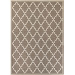 Couristan Monaco Ocean Port Taupe-Sand Rug 3'9" x 5'5"