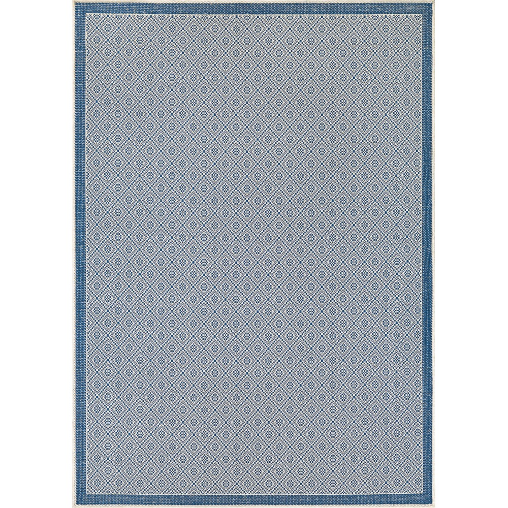 Couristan Monaco Sea Pier Sand-Azure Rug 7'6" x 10'9"
