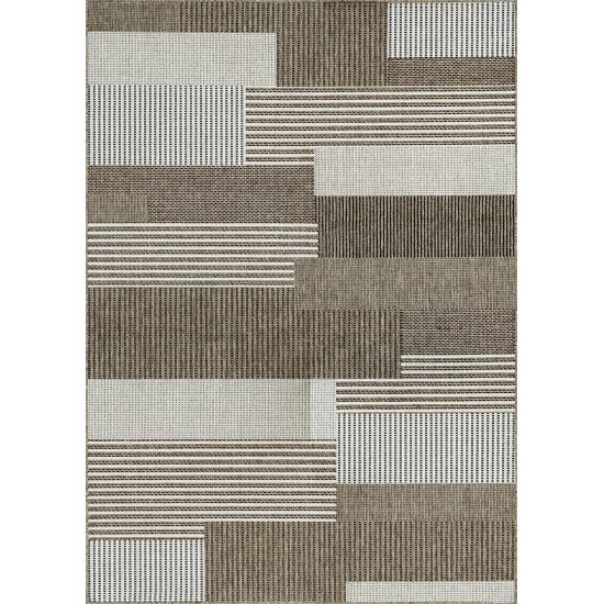 Couristan Monaco Starboard Brown-Sand Rug 2' x 3'7"