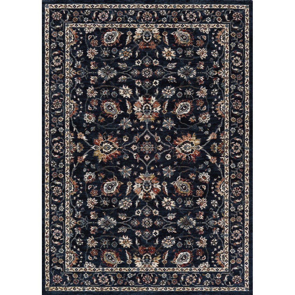 Couristan Monarch Kerman Vase Navy Rug 7'10" x 11'2"