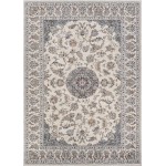 Couristan Monarch Medallion Antique Cream-Slate Rug 5'3" x 7'6"