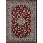 Couristan Monarch Medallion Bordeaux-Slate Rug 3'3" x 5'3"