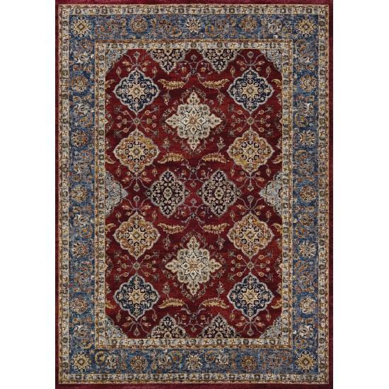 Couristan Monarch Yamut Bordeaux-Slate Rug 3'3" x 5'3"