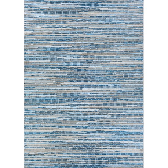 Couristan Monte Carlo Coastal Breeze Ocean-Champagne Rug 2' x 3'7"