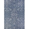 Couristan Monte Carlo Palmette Navy-Ivory Rug 5'3" x 7'6"